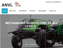 Tablet Screenshot of anvltd.com